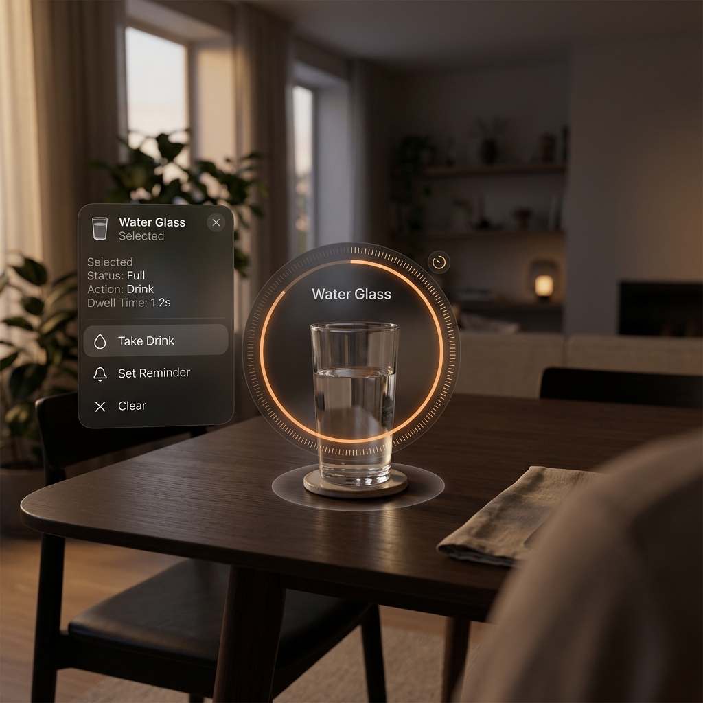 Stare&Share Interface on Vision Pro