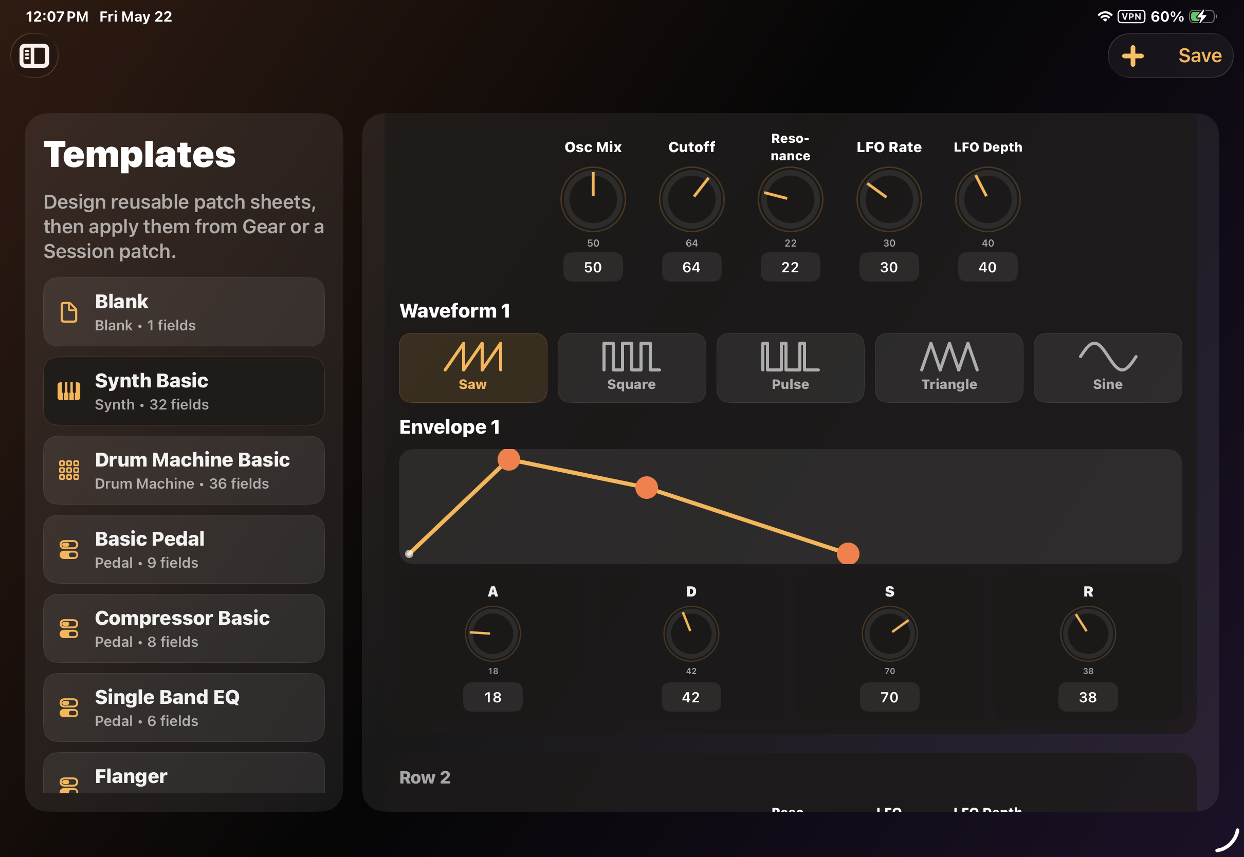 Patch Settings That Make Sense